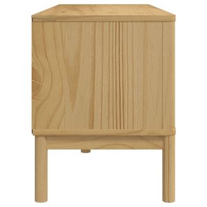 Supporto TV legno di pino solido FLORO cera marrone 44.9 "x 16.9" x 21.7" - Product Image 6