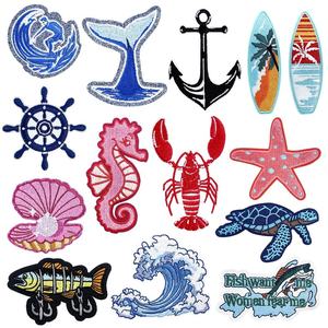 Patch brodé en chenille fait main créatif, thermocollant ou à coudre, logo personnalisé pour uniforme, badge décoratif pour vêtements, fournisseur en gros - Product Image 2
