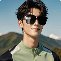 Lunettes de soleil audio légères polarisées pour la conduite, protection UV 400, chargement magnétique