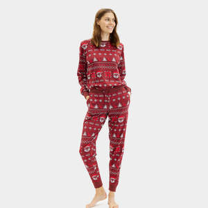 Conjunto de Sudadera y Pantalones a Juego con Diseño Gráfico Navideño para Eventos Festivos y Fotos Familiares - Product Image 2