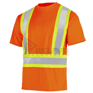 เสื้อทำงานสะท้อนแสงแบบนุ่ม ระบายอากาศได้ดี รุ่น Relevo สำหรับผู้ชาย ผลิตจากโพลีเอสเตอร์ ปลอดภัยและมองเห็นได้ชัดเจน - Product Image 1