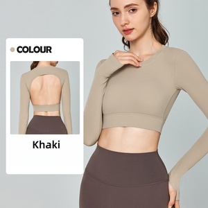 Conjuntos de Yoga Populares en Europa y América, Traje de Yoga Sólido para Mujer, Pantalones de Yoga Transpirables de Cintura Alta, Chaleco Deportivo, Ropa de Fitness - Product Image 5