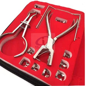 Kit de Dique de Goma Dental Manual de Acero Inoxidable Reutilizable, Set de Instrumentos de Ortodoncia para Cirugía Oral Hospitalaria, Herramientas CE ISO OEM - Product Image 3