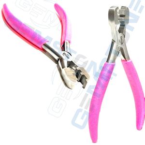 Outil de pose d'extensions de cheveux en acier inoxydable Fusion Bond réutilisable avec logo personnalisé, extensions de cheveux en kératine, pinces à double pointe pré-collées - Product Image 4