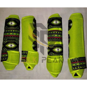 Juego de Protectores de Tendones para Caballos, Neopreno Ligero, Personalizable, para Exteriores (Dos Delanteros, Dos Traseros), 1 kg - Product Image 1