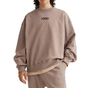 Sudadera con capucha de cuello redondo de punto, de poliéster estampado para hombre, de alta calidad, fabricante personalizado OEM, para otoño. - Product Image 1