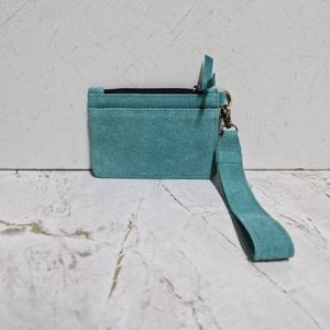 Custom Genuine Leather Waterproof Wristlet <b>Card</b> <b>Holder</b> Wallet Pocket Mini <b>Zip</b> Around Dual Pouch Sports Coin Purse Wrist Handbags - Product Image 4