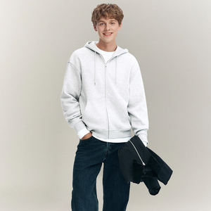 เสื้อฮู้ดดี้ผู้หญิงผู้ชาย ผ้าหนา 300 GSM 450 GSM เนื้อนุ่ม แขนยาว ชุดลำลองสำหรับเล่นกีฬา ใส่สบายๆ กลางแจ้ง อุ่นๆ เสื้อฮู้ดดี้ลำลอง - Product Image 1