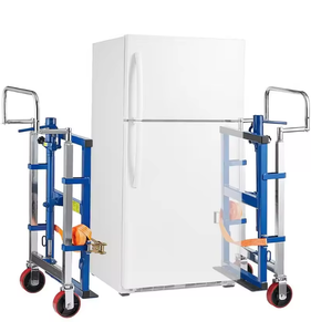 Carretilla Manual Comercial de Alta Resistencia 100% para Trabajo Pesado, 3,950 lb, para Muebles y Equipos - Juego de 2 Carretillas de Acero Azul con Correas - Product Image 3