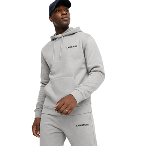 Men Fleece Pullover Hoodie Tracksuit Set Tapered Jogger <b>Trousers</b> Regular Fit Casual Winter Two Piece Lounge Outfit with Pockets - Product Image 1