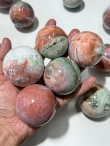 Esfera de Jaspe Unicornio, Cristal Curativo Natural, Bola de Piedra Preciosa Pulida, Venta al por Mayor - Product Image 4