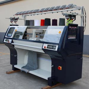 Máy dệt kim phẳng tự động đa năng hệ thống đơn 9G dùng làm áo đồng phục học sinh, áo len, đặc biệt là cổ áo - Product Image 2