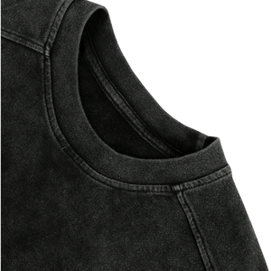<b>Men</b> <b>Black</b> Garment Dyed Washed T <b>Shirt</b> <b>Short</b> <b>Sleeve</b> O-Neck Casual Streetwear Blank Tee Regular Fit Cotton Top Quick Dry - Product Image 5