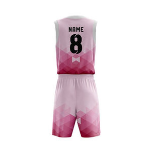 Ensemble de vêtements de sport respirants pour hommes, pour l'entraînement au basketball, logo personnalisé, uniformes réversibles, options de tailles plus grandes, fabrication OEM disponible - Product Image 3