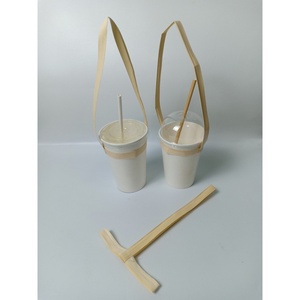 <b>Bamboo</b> <b>Cup</b> Carrier Handle For Bottles & <b>Cups</b> Handmade <b>Bamboo</b> <b>Cup</b> Handle From Vietnam Holder Takeaway Eco-friendly - Product Image 3
