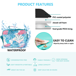 High Quality Waterproof Single Shoulder Lunch Insulation Bag Portable Handle Lunch Box Cooler Bag for Picnic - Product Image 6