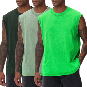 Men's Sleeveless O-Neck <b>Tank</b> <b>Top</b> Solid Color Casual <b>Knitted</b> Cotton Muscle Shirt Pink Gray <b>Black</b> - Product Image 5