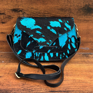 Nuevo bolso de diseñador, bolso de cuero de piel metálica, bolso de cuero de piel de vaca bohemio gitano, bolso de estilo occidental hecho a mano Vintage - Product Image 3