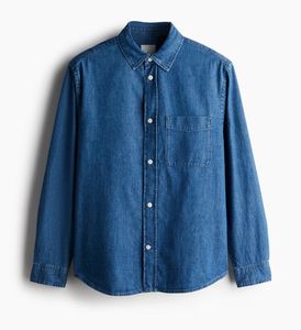 เสื้อเชิ้ตเดนิมผู้ชายคุณภาพสูง ไซส์ใหญ่ แขนยาว ระบายอากาศได้ดี เสื้อผ้าฝ้ายลำลองสำหรับผู้ชาย สวมใส่ภายนอก รับสกรีนโลโก้ - Product Image 1