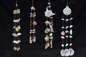Handmade Eco-Friendly Natural Seashell Love Angel Wind Chime <b>Beaded</b> <b>Curtain</b> Living Room Decor - Product Image 6