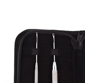 Nouvelles pinces à extensions de cheveux professionnelles multi-usages en acier inoxydable avec poignée antidérapante, logo personnalisé MAGMA BEAUTY Commercial - Product Image 6