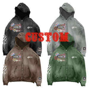 Sudadera con Capucha de Felpa Premium con Efecto Lavado Ácido AMALFI, Estilo Vintage, Unisex, Corte Holgado, 100% Algodón, 340g, Bordada - Product Image 3