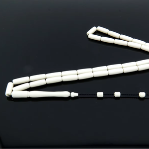 Tasbih de Hueso Hecho a Mano, 33 Cuentas, Cuentas de Oración Naturales Pulimentadas, Venta al por Mayor - Product Image 1