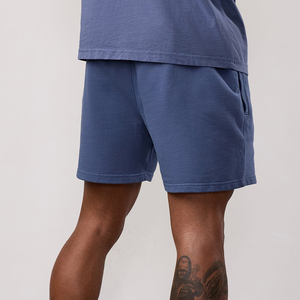 Summer Sports Fitness Sweat <b>Shorts</b> Mens Cotton Terry Fabric Running <b>Shorts</b> Custom Men's Casual <b>Shorts</b> - Product Image 3