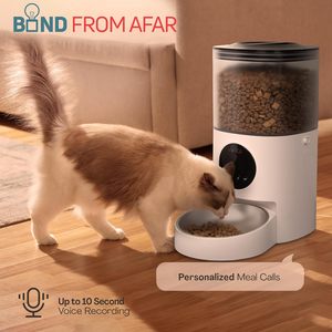 WiFi Automatic <b>Cat</b> and Dog Food Dispenser with App Control and <b>Timed</b> Feeding - Product Image 4