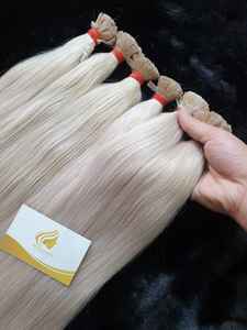 Vente directe du vendeur Meilleur prix Pré-collé kératine pointe plate Extensions de cheveux humains - Product Image 3