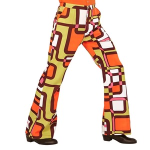 กางเกงวอร์มสตรีทแวร์ทรงฮิปฮอปขาบาน ผ้าฝ้าย 100% ทรงหลวมสำหรับผู้ชาย สวมใส่สบายๆ - Product Image 2