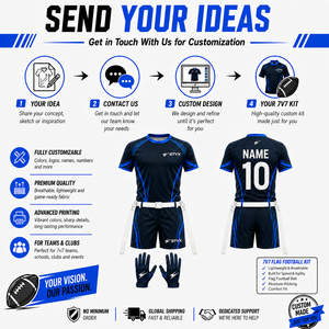 Tenue de football 7v7 pour adultes, respirante, 100% polyester, logo personnalisé, sublimation, séchage rapide, OEM ODM, ensemble de tenue 7v7 - Product Image 2