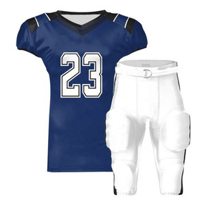 Vêtements de sport, couleur unie, respirant, 100% polyester, séchage rapide, uniforme de football américain, léger, design personnalisé, Lamar - Product Image 1