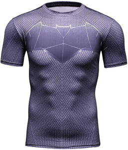 High Demand Custom Design Sublimation Short Sleeves Unisex Compression Shirt Rash Guard MMA Martial Arts High-quality Summer - Product Image 1