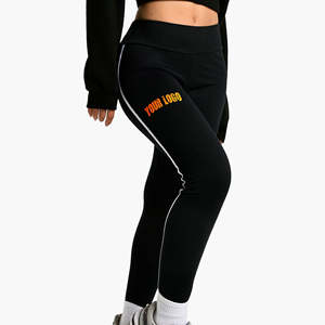 Leggings de Yoga Personalizados con Cintura Elástica, Suaves, Sin Costuras, Coloridos, para Mujer, Deportivos, Casuales, de Spandex/Nylon Ecológico, Cintura Media - Product Image 4