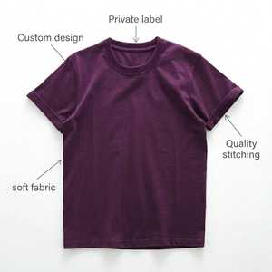 Acid Washed DTG Custom High Quality Drop Shoulder Boxy Fit 275GSM 100% Cotton Blank <b>Tshirt</b> Heavyweight Luxury Men's T-shirt - Product Image 6