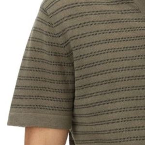 Polo pour homme coupe classique en mélange de lin, léger, respirant, décontracté, tendance, fabrication OEM ODM personnalisée - Product Image 6