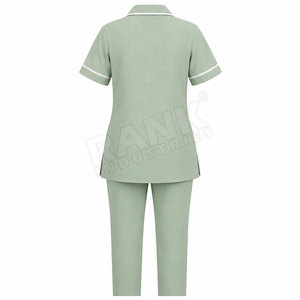 Uniforme d'infirmière personnalisé avec logo et poche, prix avantageux, uniforme d'infirmière en gros - Product Image 2