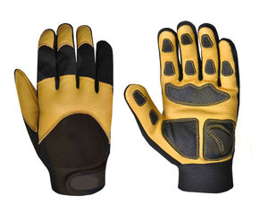 Gants de sécurité pour mécaniciens, en cuir flexible, néoprène, sans silicone, personnalisables pour les réparations mécaniques quotidiennes et les tâches d'atelier - Product Image 5