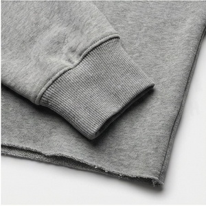 Custom Plus Size Womens Oversized Cotton Fleece Pullover Winter Cropped Hoodie <b>Drop</b> Shoulder Logo Hooded Sweatshirt Top - Product Image 6