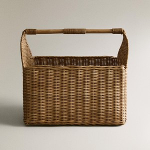 Cesta de juguetes de ratán con forma de casa, cesta decorativa de mimbre para almacenamiento, organizador para la habitación de los niños, fabricada en Vietnam. - Product Image 2