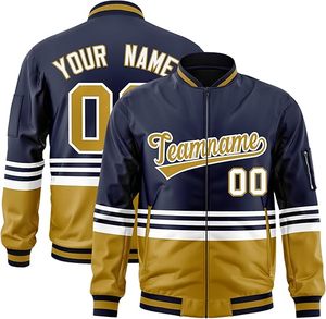 OEM Custom Winter Genuine Leather <b>Thick</b> Heated Varsity <b>Jacket</b> School College Baseball Letterman for Men Embroidery Logos - Product Image 6