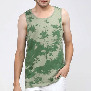 Men's Camouflage Printed Knitted Tank <b>Top</b> O-Neck Casual Style Breathable Sleeveless Tank <b>Top</b> Vest - Product Image 1