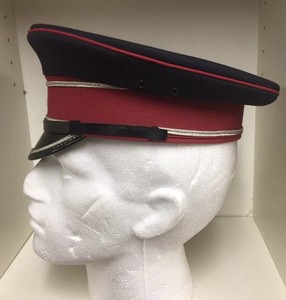 Custom Logo Marching <b>Band</b> Dress Cap Embroidered Visor Peaked <b>Hat</b> Formal Parade Cap for Performance and Events - Product Image 1