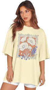 Camiseta gráfica de manga corta con cuello redondo para mujer, verano - Product Image 4