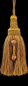 Golden Decorative <b>Tassel</b> With Wooden Bead Ornament <b>For</b> Curtain Tieback Home Decor Accessories - Product Image 2