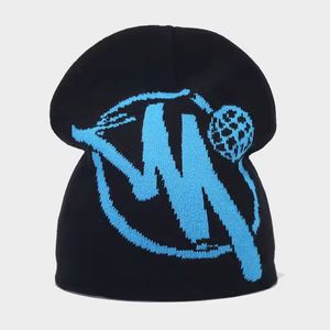 Gorro de Invierno Unisex de Acrílico, Estilo Casual Urbano, Tejido con Logotipo Bordado, 56-58CM, Disponible en Varios Colores - Product Image 2