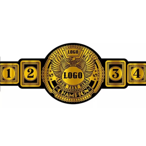 Ceinture de championnat personnalisée pour MMA, boxe et taekwondo, poids lourd, avec logo sur mesure, MOQ 1 pièce - Product Image 4