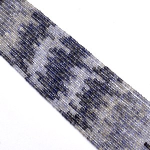 Cuentas Sueltas de Iolita Multicolor AAA+ de 2mm-3mm, Microfacetadas, Cuentas Sueltas de Iolita Natural, Piedras Preciosas Semipreciosas para la Fabricación de Joyas - Product Image 1