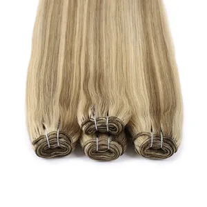 ผมแท้แบบ Remy Weft สีบลอนด์ธรรมชาติ 100% เนื้อผมตรงแบบธรรมชาติ  แบบลอนธรรมชาติ - Product Image 5